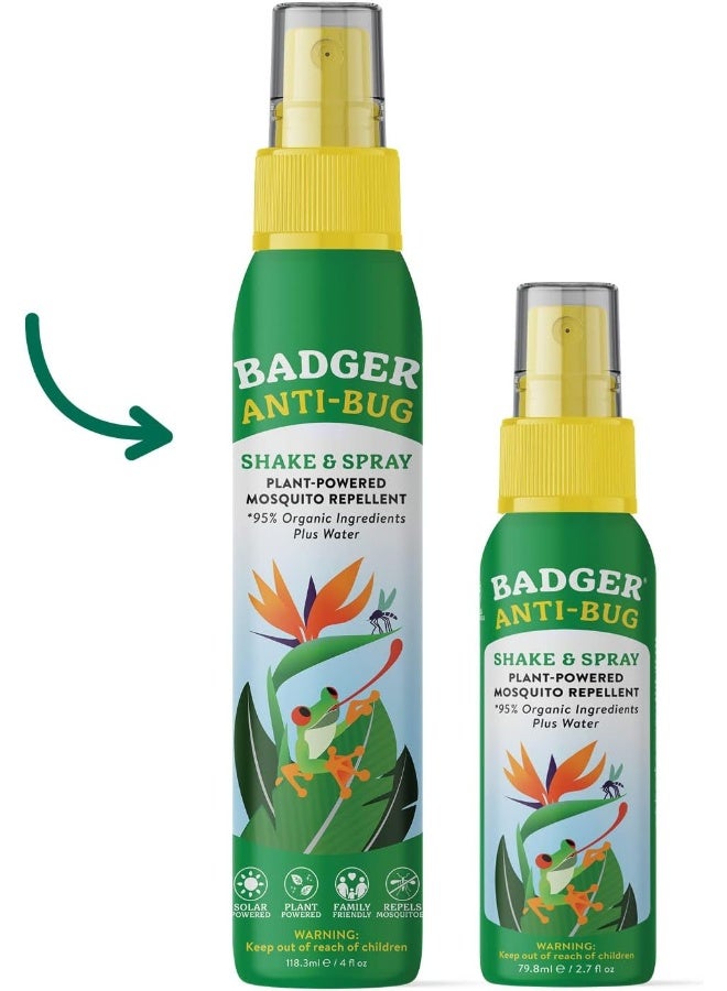 Badger Badger Bug SprayOrganic Deet Free Mosquito Repellent With Citronella & LemongrassNatural Bug Spray For PeopleFamily Friendly Bug Repellent4 Fl Oz (2 Pack)  - Image 3