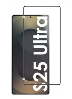 Generic One Minute Screen Protector for Samsung Galaxy S25 Ultra Tempered Glass Screen Protector Full Glue Edge to Edge 9H Hardness Anti Fingerprint Scratch Resistance Glass Fingerpint work  - Image 1