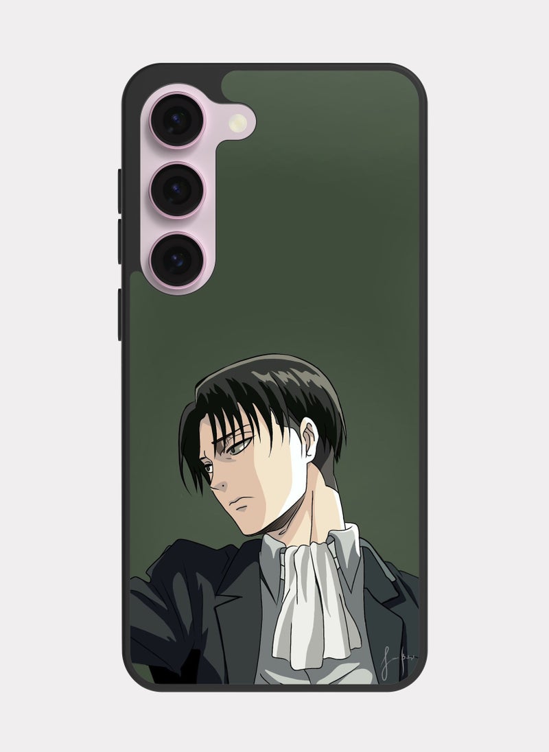 PXLAAT Samsung Galaxy S23 case cover Levi Ackerman Attack on Titan - Image 1