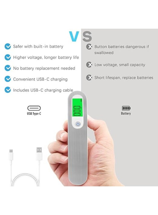 Digital Luggage Scale with Strap & Type-C Port - Rechargeable, Portable weight scale , High-Precision, and Ideal for Backpacks, Suitcases, and Carry-Ons - Up to 110lb/50kg Capacity - Image 3