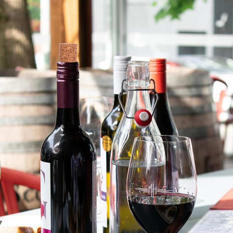 قطعتان من سدادات الفلين الطبيعي كبديل للسدادات لزجاجات النبيذ والزيت والصلصة للتخمير المنزلي - Image 5