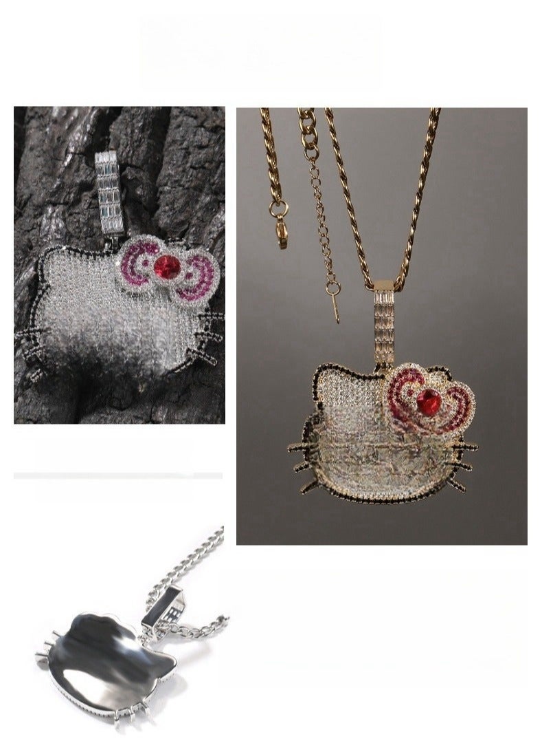 Gem Women's Sweet Pendant Necklace  - Image 2