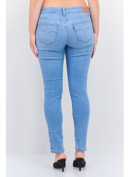 Levi's Women Skinny Fit Stretchable Wash Denim Jeans, Blue  - Image 2