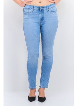 Levi's Women Skinny Fit Stretchable Wash Denim Jeans, Blue  - Image 1