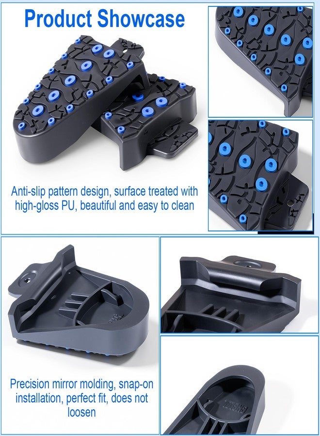 CNCLOL CNC SPD-SL Cleat Covers, Road Bike & Cycling Shoe Non-Slip Rubber Protector Compatible with Shimano SM-SH10/SM-SH11/SM-SH12/SM-SH45, Blue - Image 5