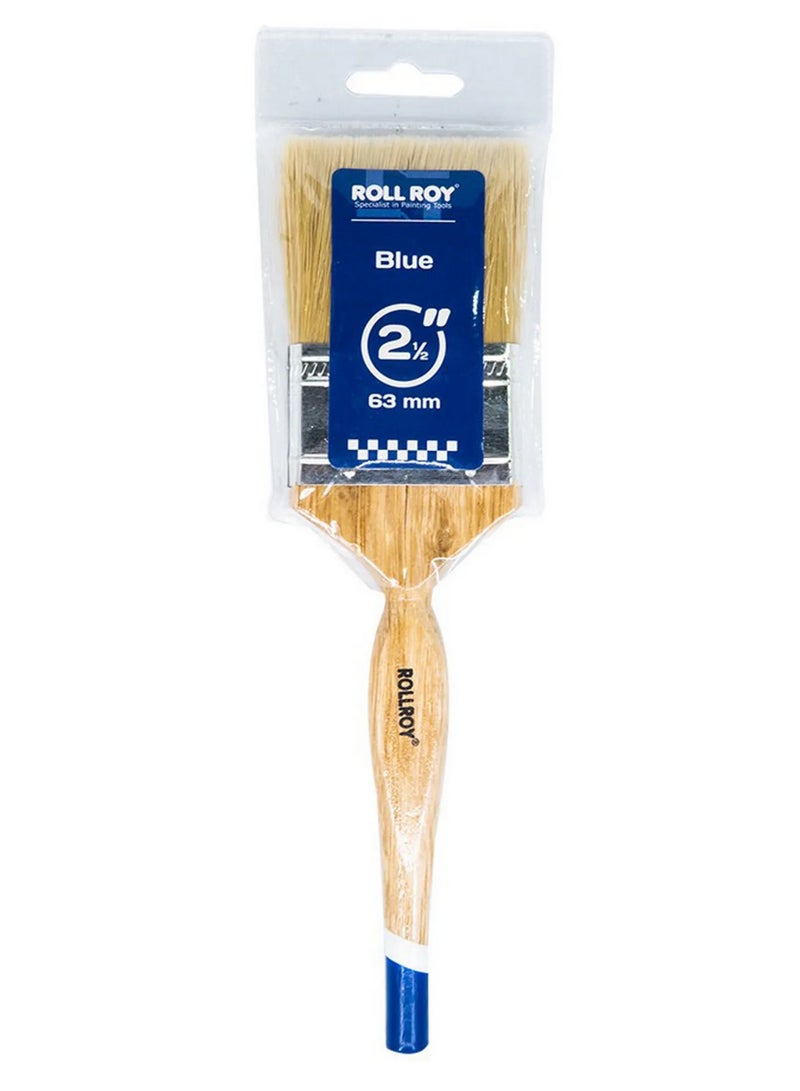 Roll Roy Blue Tip Paint Brush 2.5 Inch - Image 1
