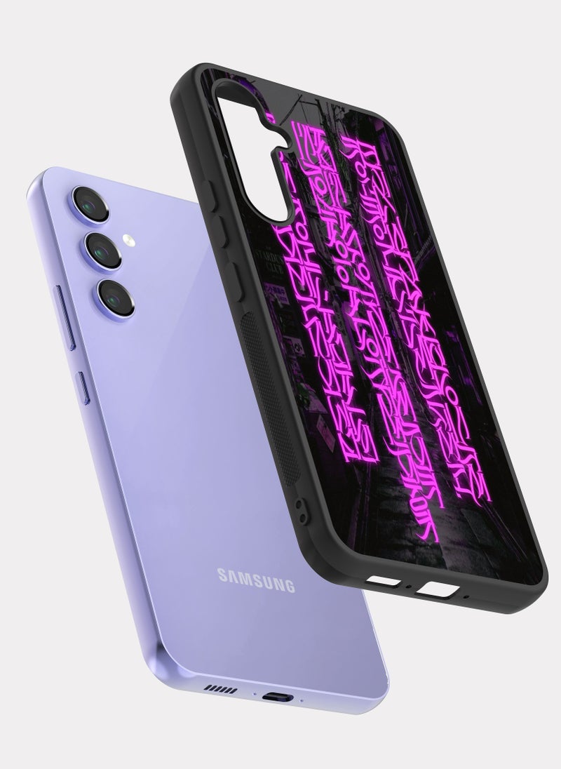 PXLAAT Samsung Galaxy A54 case cover Calligraphy - Image 2