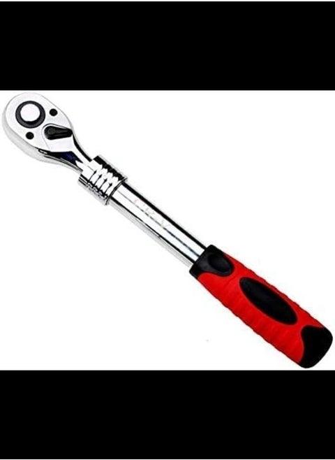 72 Teeth Ratchet Spanner Telescopic Socket Driver Allen Key Wrench
