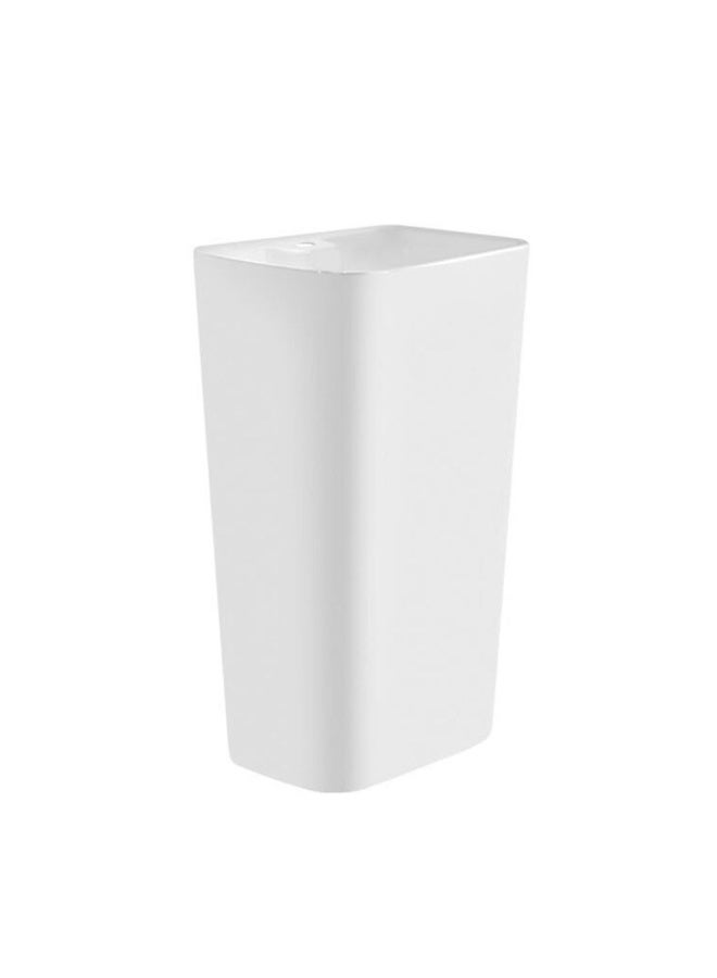 DANUBE HOME Milano Ceramic Sq Wash Basin 0033 - 500X380X860 - Image 2