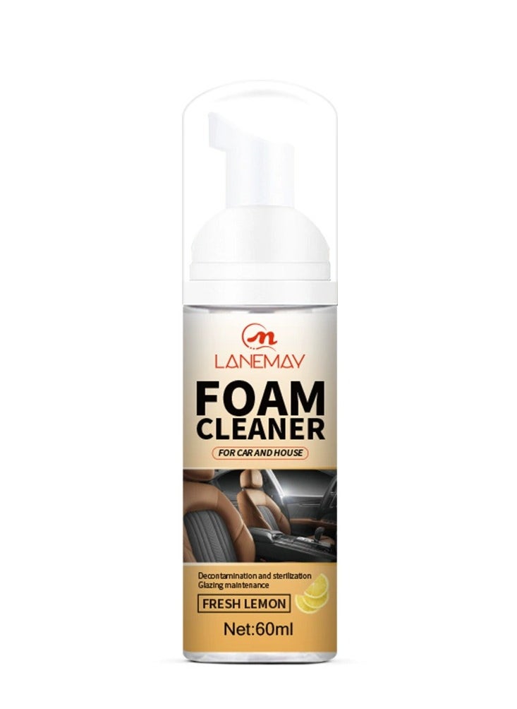 LANEMAY Car Interior Foam Cleaner Multipurpose Spray for Leather Plastic Dashboard Deep Cleaning Conditioning  - Image 1
