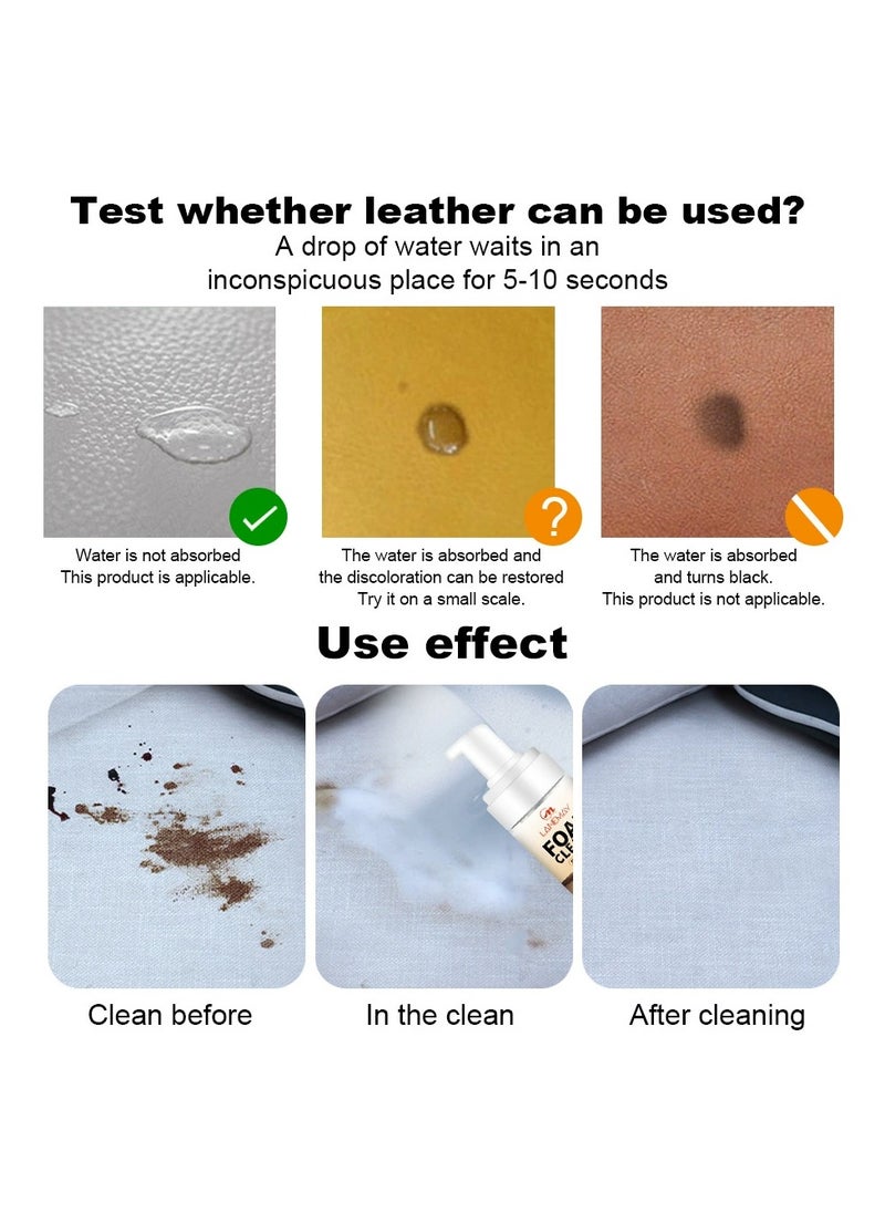 LANEMAY Car Interior Foam Cleaner Multipurpose Spray for Leather Plastic Dashboard Deep Cleaning Conditioning  - Image 4