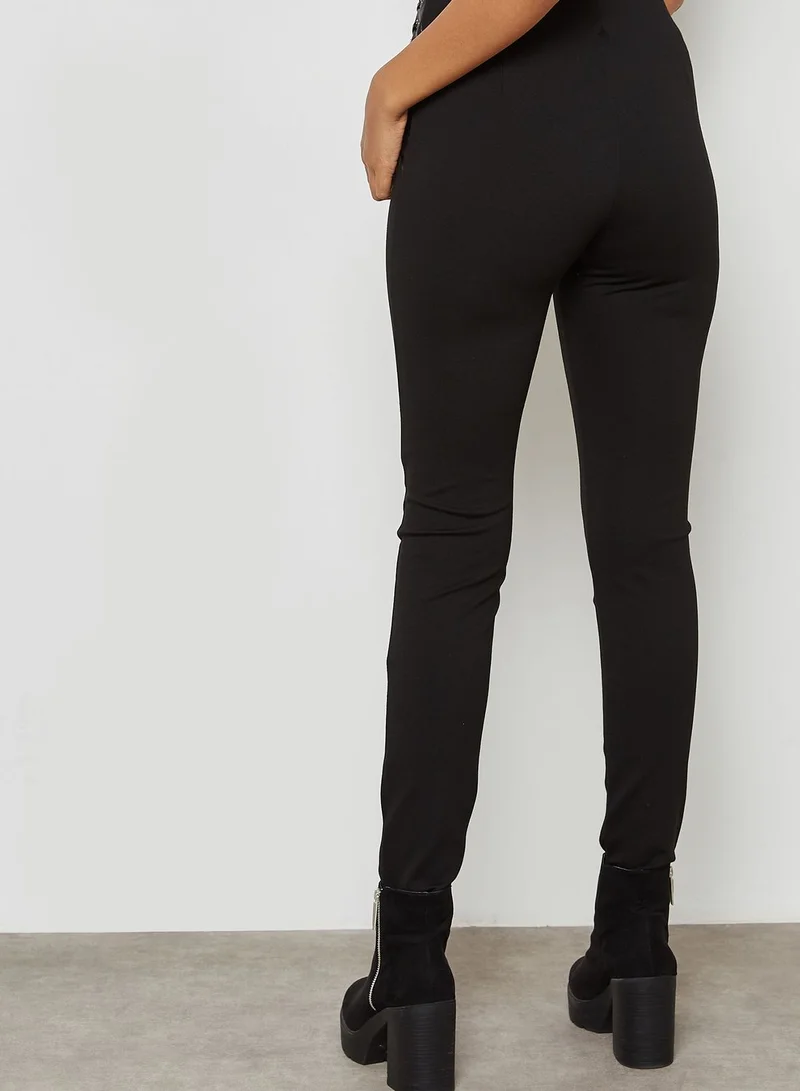 QUIZ Side Lace Up Leggings