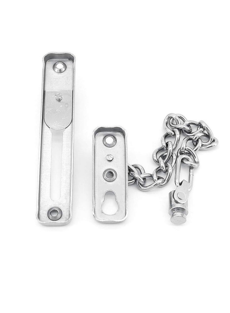 Stainless Steel Anti-Theft Chain, Safety Chain Thicker Door Chain Lock Security Chain Door Buckle Room Door Anti-Theft Buckle for Home Apartment Bedroom  - Image 2