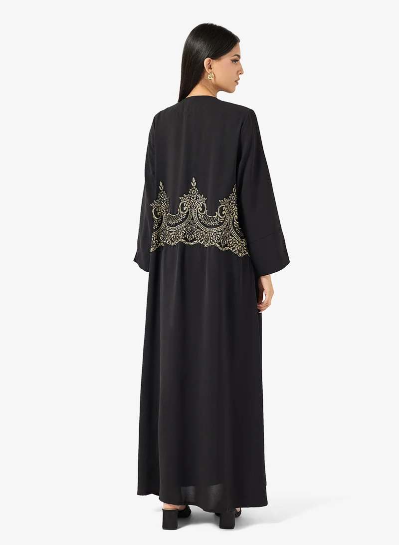 Khizana Embroidered Abaya