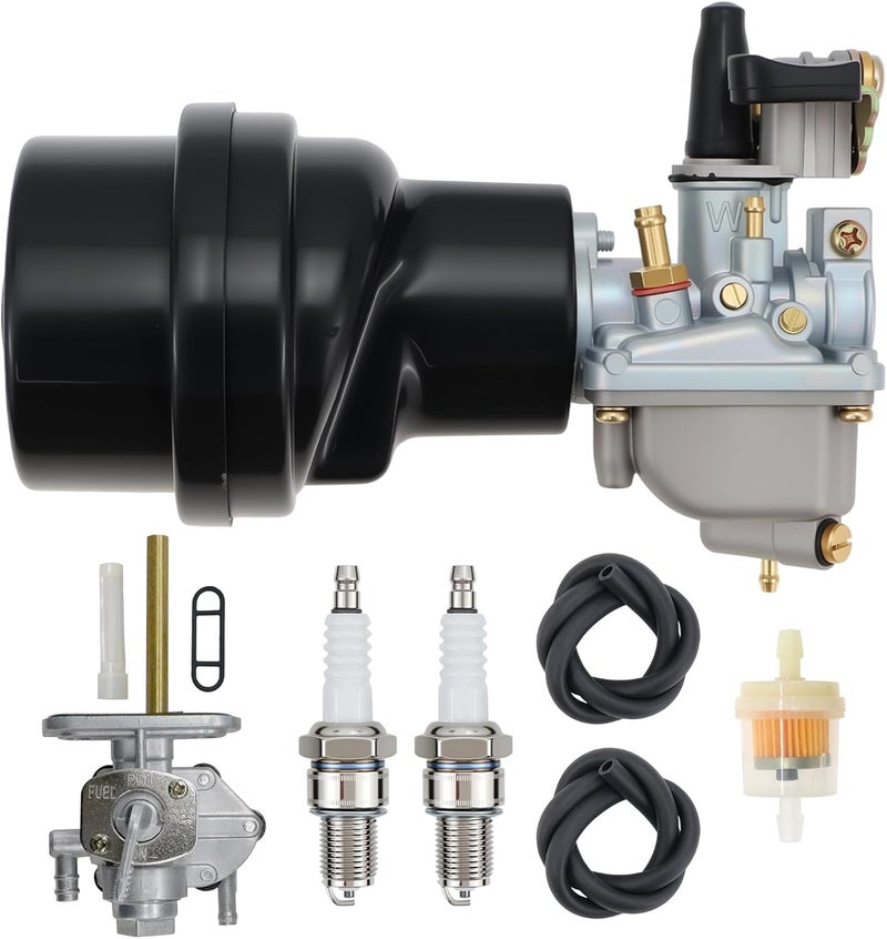 Carbman LT50 Carburetor with Air Filter Box for Suzuki LT50 LT-A50 JR50 ATV - Image 1