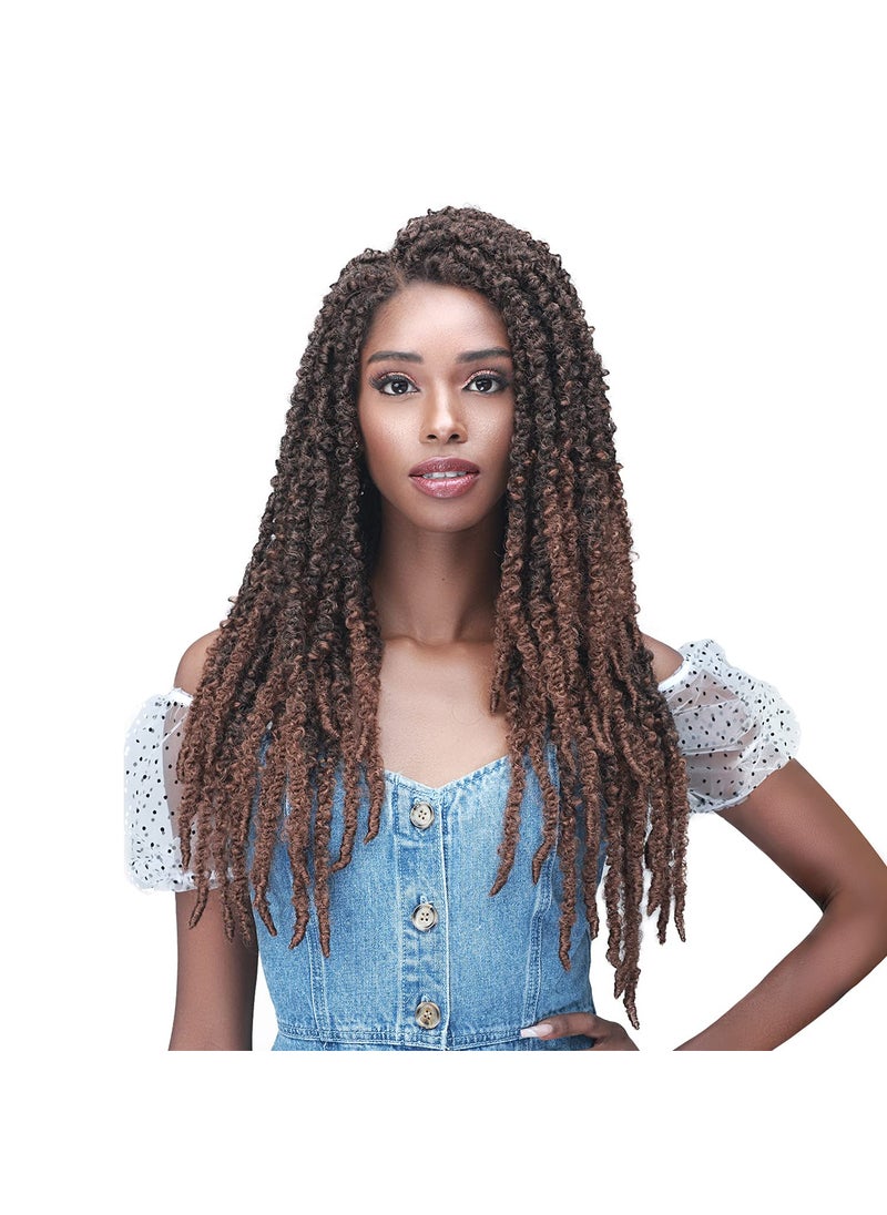 BOBBI BOSS Bobbi Boss Braided Lace Front Wig Free Parting MLF615 Calif. Butterfly Locs 26 (1B) 