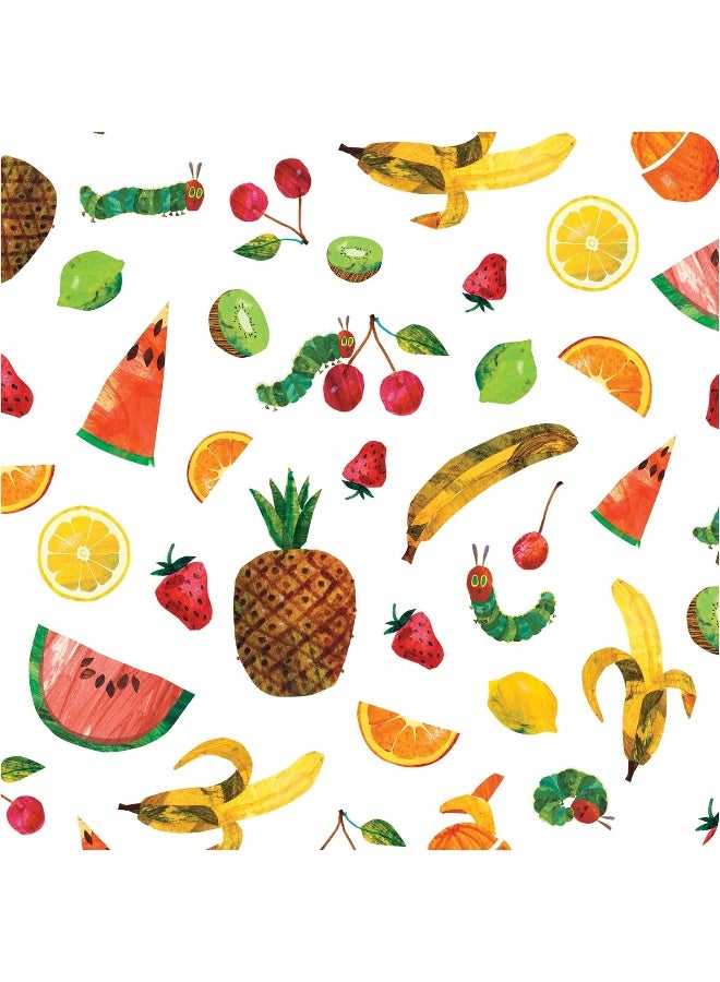 BapronBaby Eric Carle Tropical Fruit Wet Dry Bag - Waterproof Two Zipper Pockets - Reusable for Mealtime, Diapers, Stroller, Snacks, Swimsuits - Machine Washable - 11" x 9" - Image 3