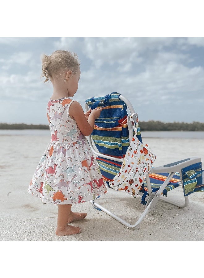 BapronBaby Eric Carle Tropical Fruit Wet Dry Bag - Waterproof Two Zipper Pockets - Reusable for Mealtime, Diapers, Stroller, Snacks, Swimsuits - Machine Washable - 11" x 9" - Image 4