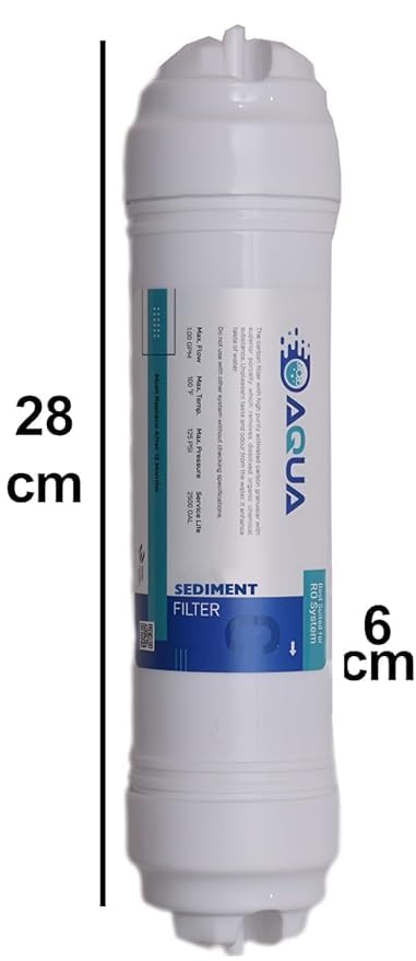 Aqua soul Aqua Universal Pre Carbon Post Carbon Sediment Kit Premium Filter Set with Elbow Connectors for RO Water Purifier All Kind of ROUVUF Inline Filter Set - Image 5