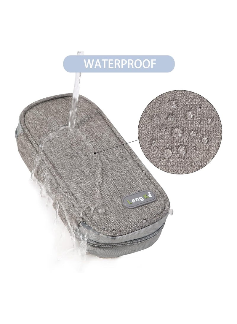 Leng Ke Insulin Cooler Travel Case for Diabetic, Insulin Cooling Case Travel Portable Insulin Pen Carrying Case Cooler Bag Organizer for Diabetic Supplies with 2 Ice Pack - Image 4