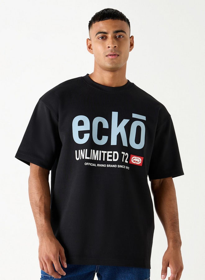 Ecko Unltd. Ecko Unltd Printed Crew Neck T-shirt with Short Sleeves - Image 1