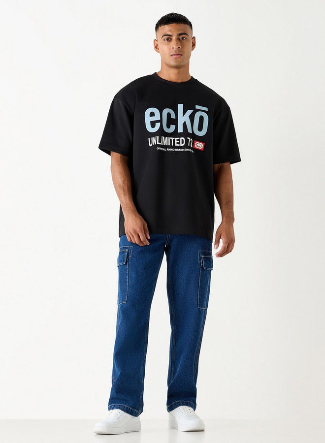 Ecko Unltd. Ecko Unltd Printed Crew Neck T-shirt with Short Sleeves - Image 2