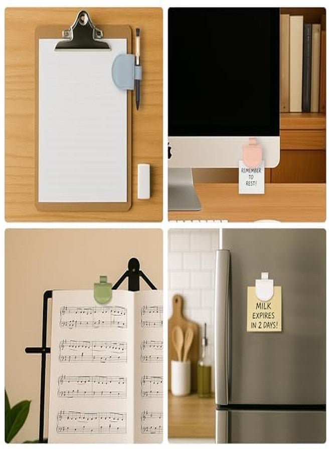 SESENSE Magnetic Pen Loop Holder Set - 5 Pcs Magnetic Pencil Holder for Notebooks, Journals, Calendars - Image 5