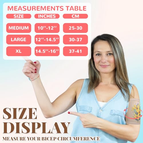 Vabean 4 Pcs PICC Line Cover Sleeve PICC Upper Arm Cover Soft Breathable Elastic Line Sleeve for Women Men Adult(Large,Nude Color) - Image 2