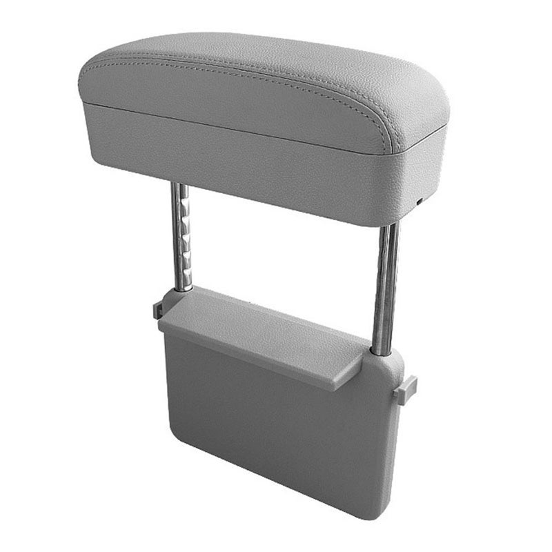 Car Armrest Support Adjustable Height Elbow Rest Cushion Arm Rest Box Pad Center Console Storage Organizer - Image 1