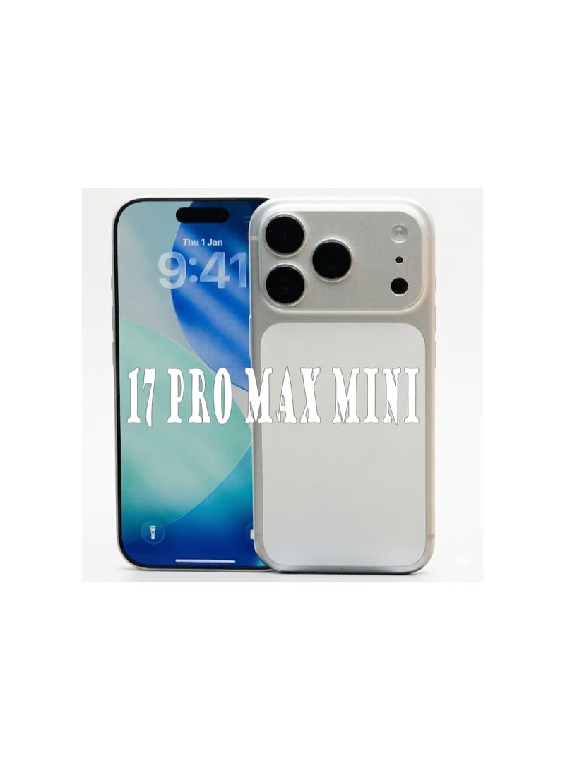 HMC 17 Pro Max Mini Smartphone  Silver, 1TB ROM, Triple Camera, Face Unlock, GPS, AMOLED display, 5G, Bluetooth Wireless - Image 4