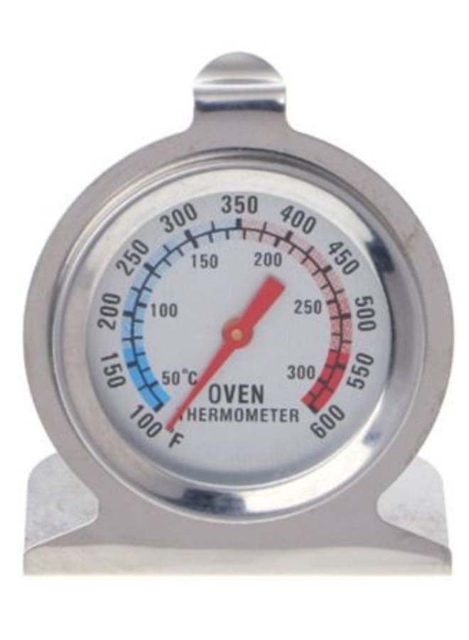 إسكدنيا Practical Oven Baking Thermometer Silver/White/Red