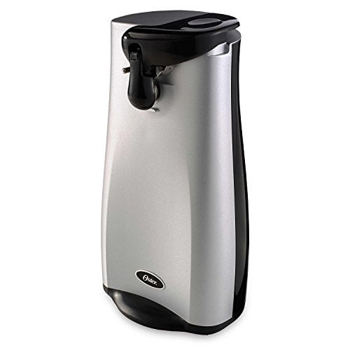 Oster Electric Can Opener with Knife Sharpener, Stainless Steel - Image 2