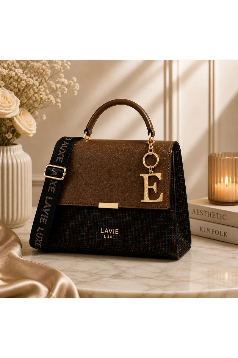 Lavie Women's Charm Alphabet Name E (Gold)