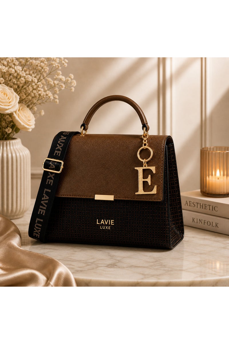Lavie Women's Charm Alphabet Name E (Gold) - Image 2