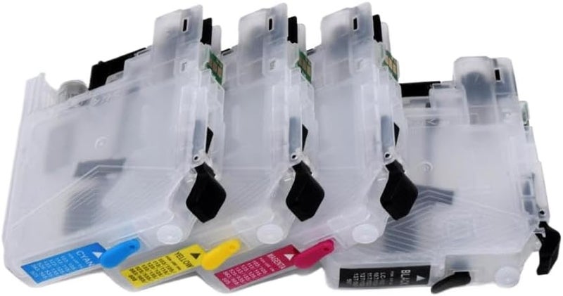 LC121 حبر إعادة تعبئة متوافق مع طابعات DCP J132 J152 J552 J172 J752 J4110 MFC J870 J650 J470 J4510DWF