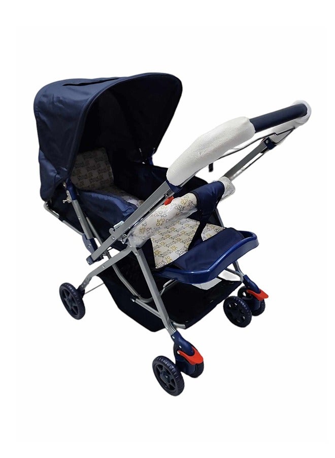 AF Baby Stroller Pram With Reversible Handle And Light Weight Canopy, 0 - 3 Years - Image 2