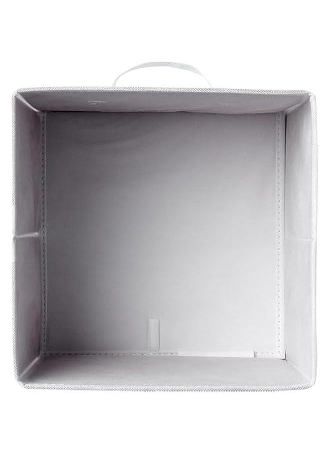 HOOKOR Storage Bins, Foldable Fabric Storage Cubes and Cloth Storage Organizer Drawer for Closet and Toys Storage, 6 Pack (White)  - Image 3