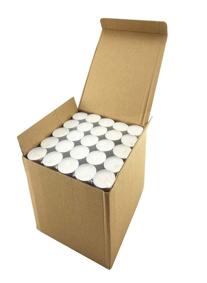 Coku Mega Candles Unscented White Jumbo Tea Lights Candle | Pressed Wax Candles 8-9 Hour Burn Time | for Home Décor, Wedding Receptions, Birthdays, Celebrations, Party Favors & More (Pack of 100) - Image 3