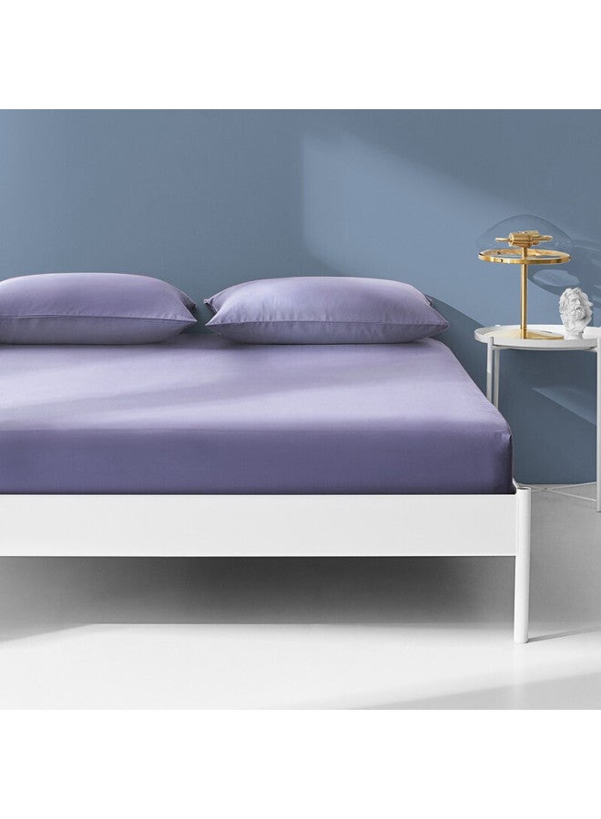 Fuanna Bedding 60-count Long-staple Cotton Fitted Sheet, Non-slip And Stain-resistant Bed Sheet, Double Bed Pure Cotton Bed Cover Protective Cover For 1.8-meter Bed - Image 1