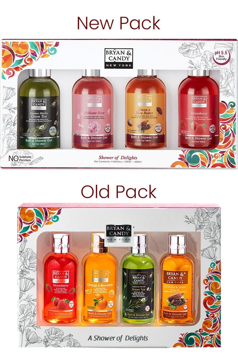 BRYAN & CANDY Bryan And Candy Shower Gel Combo Pack of 4 for Clean Moisturized Skin 150ML - Image 5