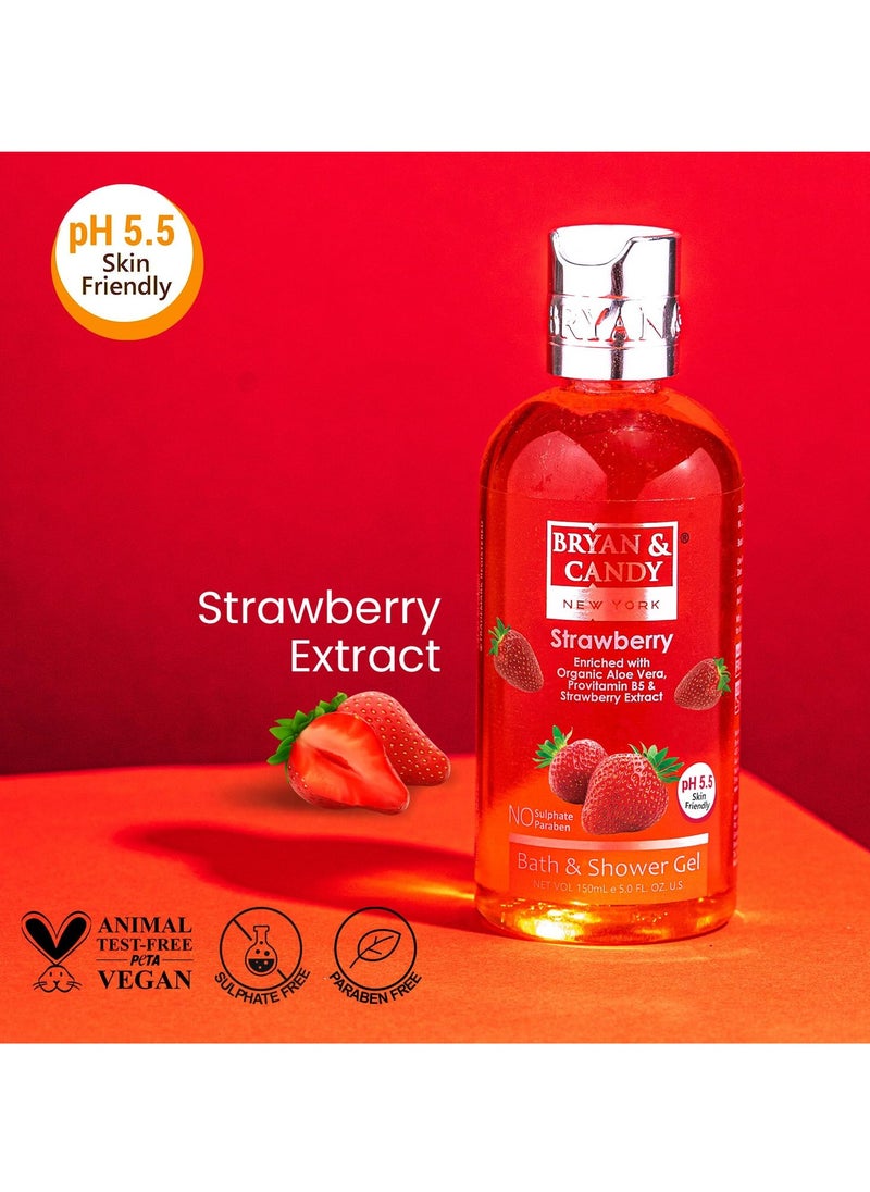 BRYAN & CANDY - Bryan And Candy Shower Gel Combo Pack of 4 for Clean Moisturized Skin 150ML - Image 1