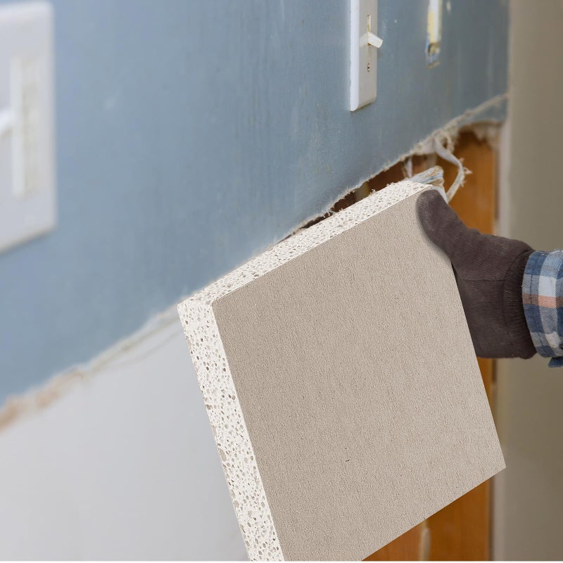 Amylove Drywall Repair Panel Drywall Patch Panel Drywall Repair For Wall Repair (4 Pieces 6"" X 6"" X 1/2"") - Image 5