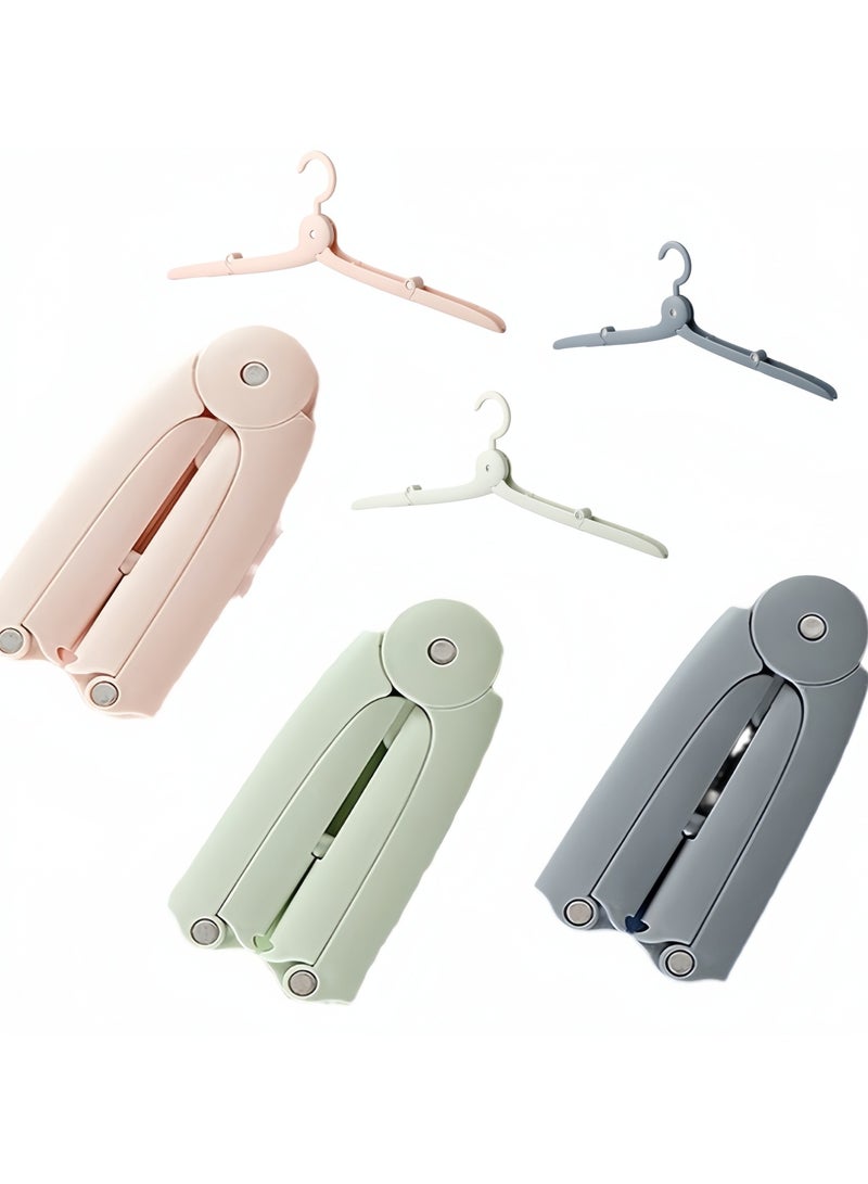 DRAVEN - GG 3 Pic Portable Clothes Hanger Durable Foldable Travel Hanger Space-Saving Windproof Non-Slip Drying Rack Multifunctional Clothes Racks for Home Hotel Blue - Image 1