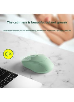 Generic Wireless Bluetooth Mouse Silent Rechargeable Dual Mode Office Tablet Laptop Desktop Silent Mouse For Girls-Specification:[sky Blue] 2.4g Wireless Version ★ Silent Charging → Free Mouse Pad - Official Standard  - Image 5