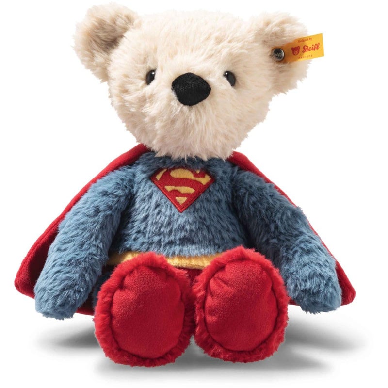 Steiff DC Superhero Teddy Bear Officially Licensed Plush Toy Collectible Premium Soft Stuffed Animal for Kids Collectors DC Superman 12 Tall - Image 2