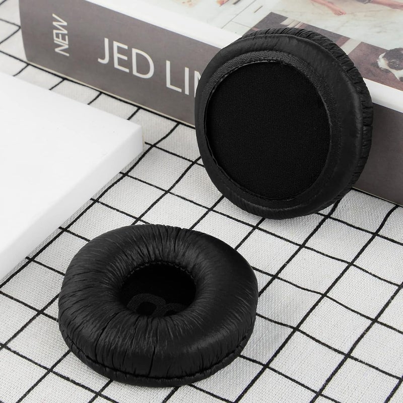 جيكريا وسادات أذن بديلة من نوع Leatherette من Geekria لسماعات JBL JR300، JR300BT، T450BT، T500BT، Tune 500�� Tune 500BT، Tune 510BT، Tune 520BT، مع دليل فيديو (لون أسود) - Image 4