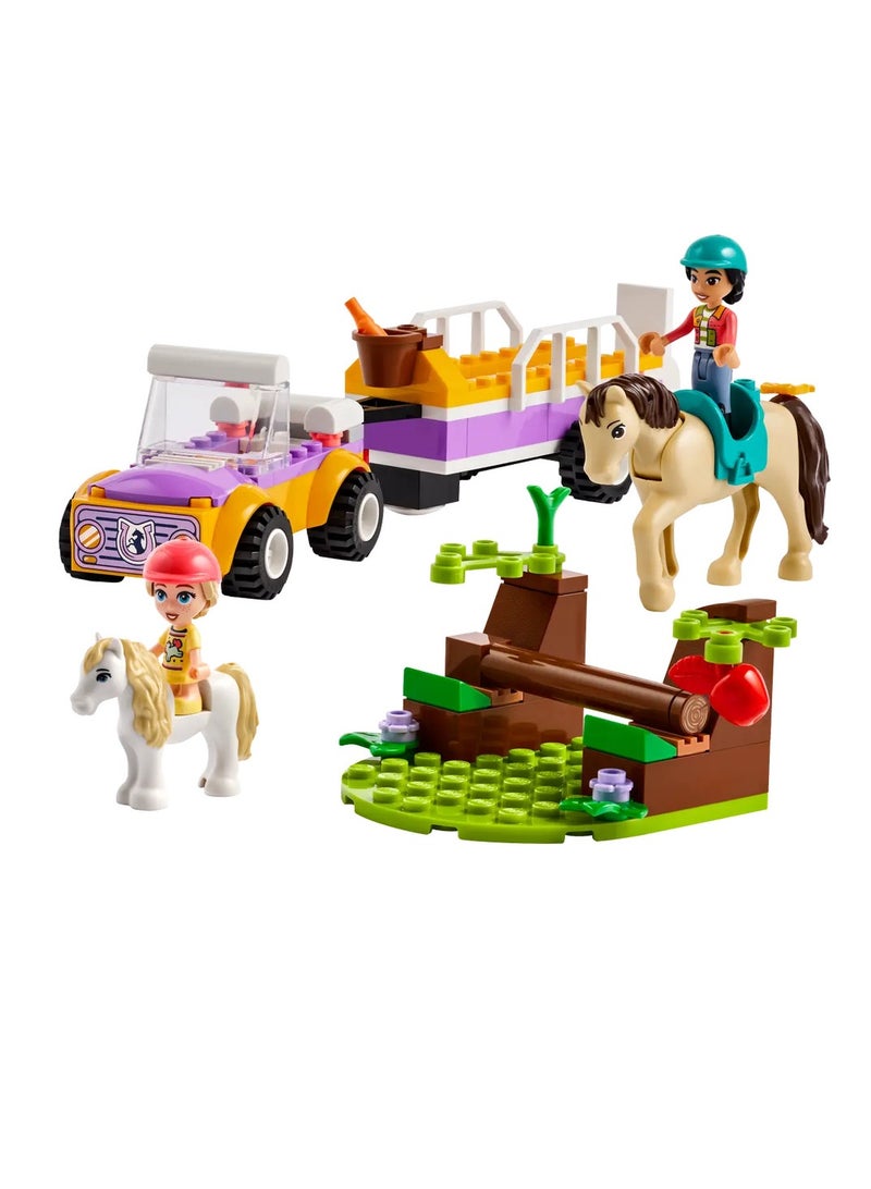 LEGO LEGO - Friends Horse and Pony Trailer 105 Pieces - 42634  - Image 2