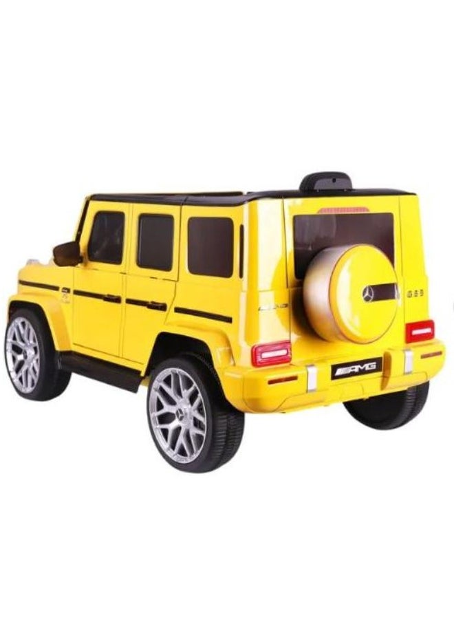 Mercedes-Benz Mercedes-Benz G63 Ride-On Car - Yellow  - Image 4