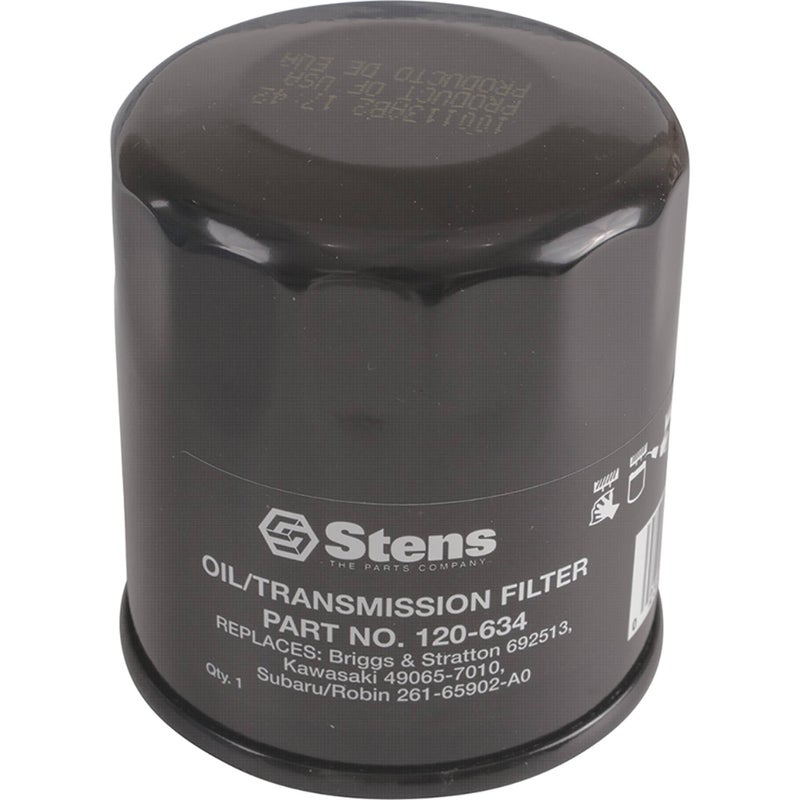 Stens 120-634 Oil Filter Compatible With/Replacement For Kawasaki FH381-721V, FH601-770D, FJ180V and FX751-1000V; for 14-19 HP engines 49065-0724, 49065-2057 Lawn Mowers - Image 2