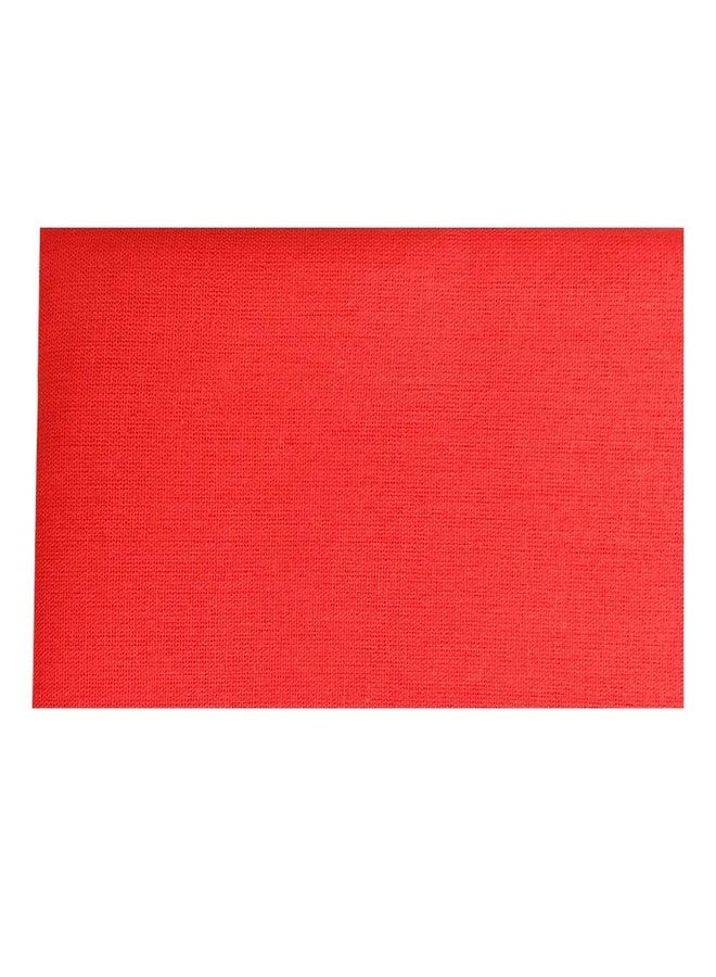 PS SHEVIN Religious 1.25 Meter Lal Red Pooja God Aasan Cloth for Mandir| Lal Cotton Chowki Aasan Kapda | Puja Cloth for Puja Table, Deity Idols, and Altar | Worship Mat for Home Temple DR-71 - Image 3